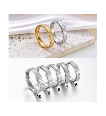 Anillos Sortijas acero...