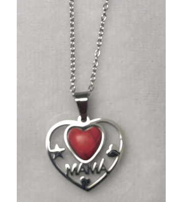 Collares acero Plateado...