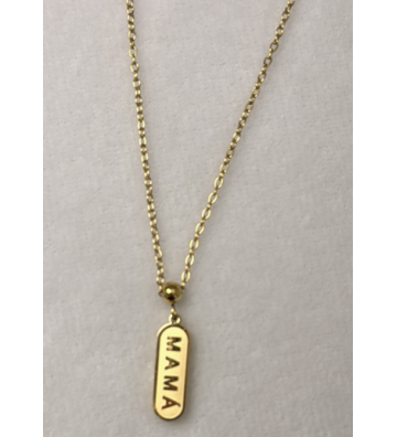 Collares acero Dorado...