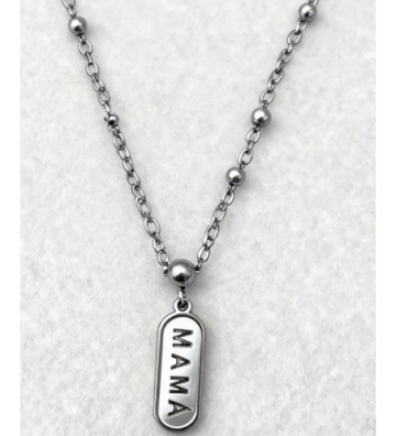 Collares acero Plateado...