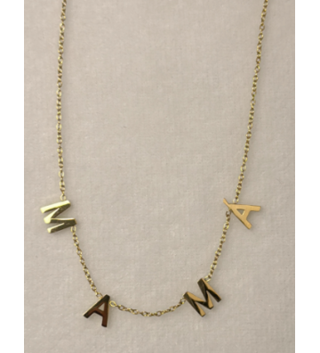 Collares acero Dorado...