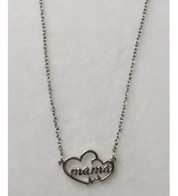 Collares acero Plateado...