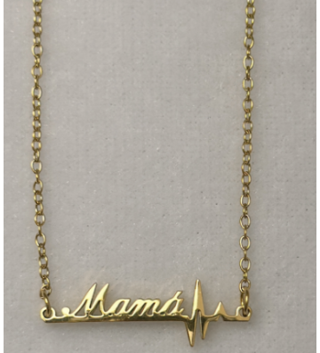 Collares acero Dorado...