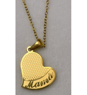 Collares acero Dorado...