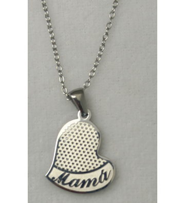 Collares acero Plateado...
