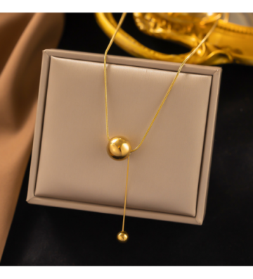 Collares acero Dorado...