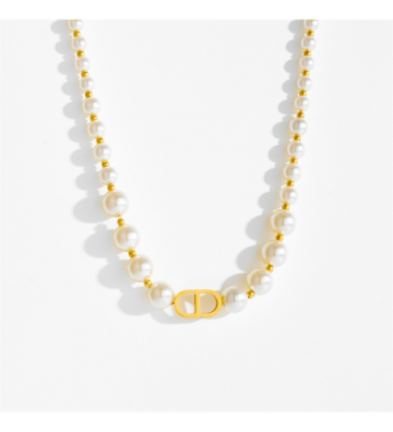 Collares acero Dorado...