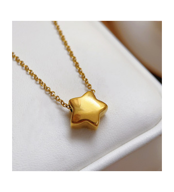 Collares acero Dorado...