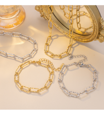 Pulseras brazaletes acero...