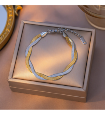 Pulseras brazaletes acero...