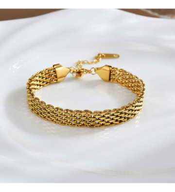 Pulseras brazaletes acero...