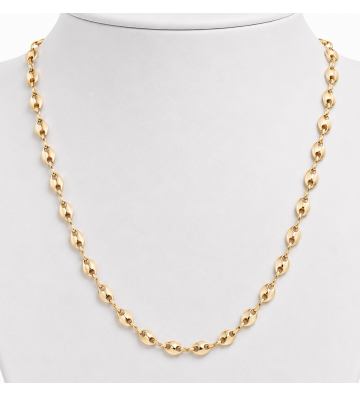 Collares acero Dorado...