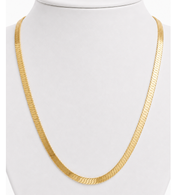 Collares acero Dorado...