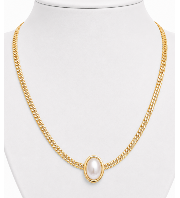 Collares acero Dorado...
