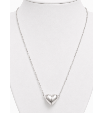Collares acero Plateado...