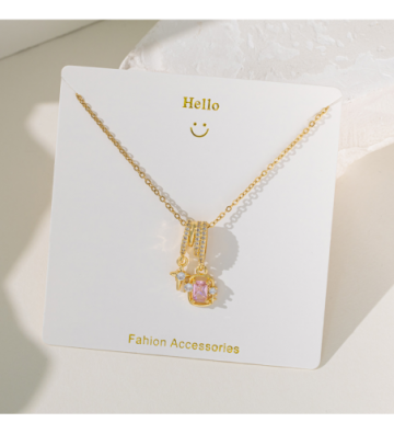 Collares acero Dorado...