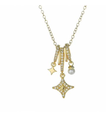 Collares acero Dorado...