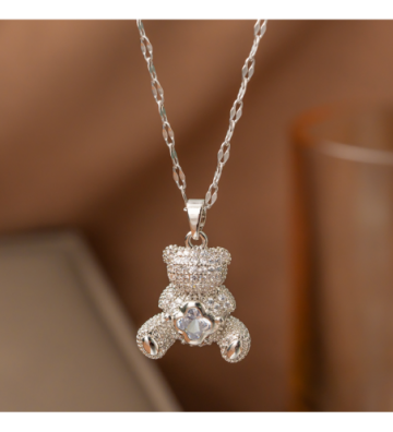 Collares acero Plateado...