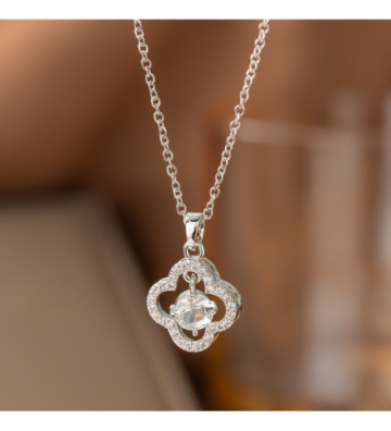 Collares acero Plateado...