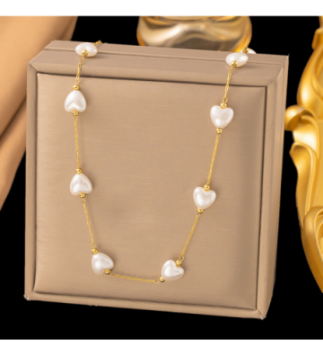 Collares acero Dorado...