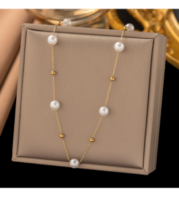Collares acero Dorado...
