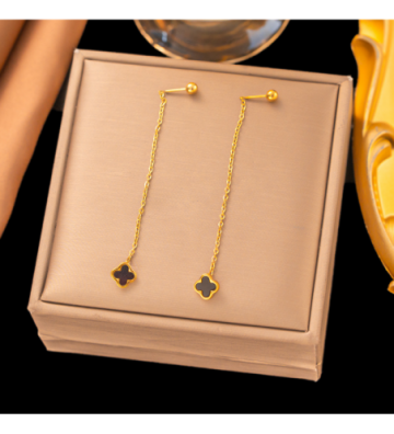 Pendientes acero Dorado...