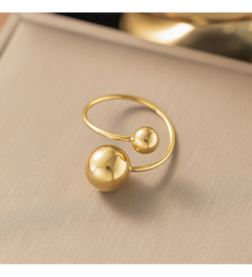 Anillos Sortijas acero Dorado