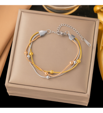 Pulseras brazaletes acero...