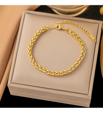 Pulseras brazaletes acero...
