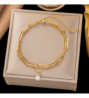 Pulseras brazaletes acero...