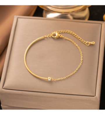 Pulseras brazaletes acero...