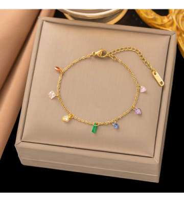 Pulseras brazaletes acero...