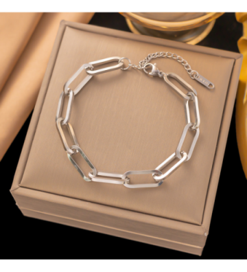 Pulseras brazaletes acero...