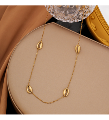 Collares acero Dorado...