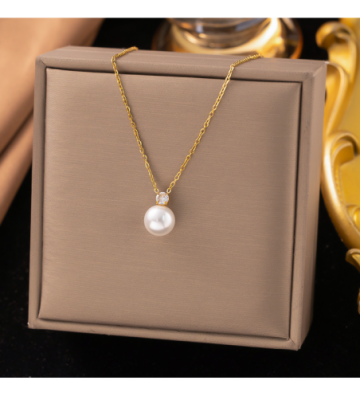 Collares acero Dorado...