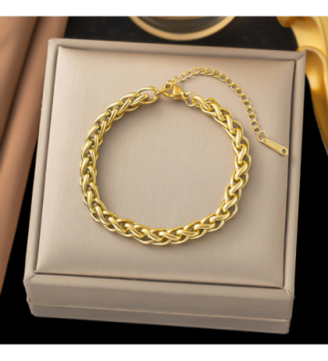 Pulseras brazaletes acero...