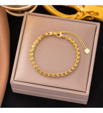 Pulseras brazaletes acero...