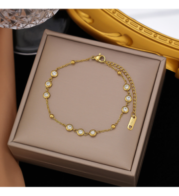 Pulseras brazaletes acero...