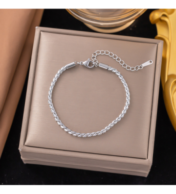 Pulseras brazaletes acero...