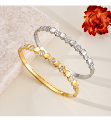 Pulseras brazaletes acero...