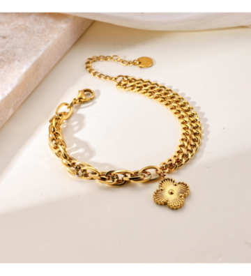 Pulseras brazaletes acero...