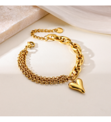 Pulseras brazaletes acero...