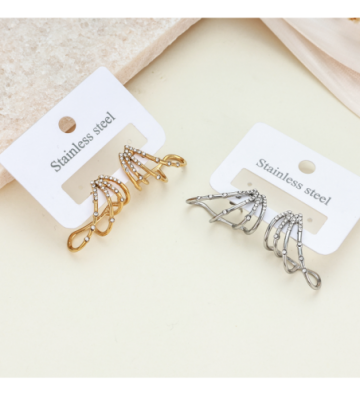 Pendientes acero Plateado...