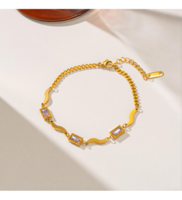 Pulseras brazaletes acero...