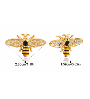Pendientes acero Dorado...