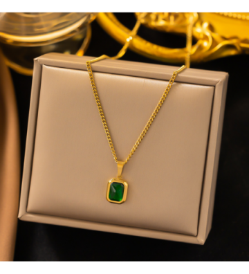 Collares acero Dorado...