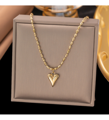 Collares acero Dorado...