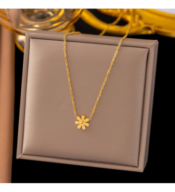 Collares acero Dorado...