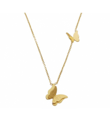 Collares acero Dorado...