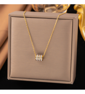 Collares acero Dorado...